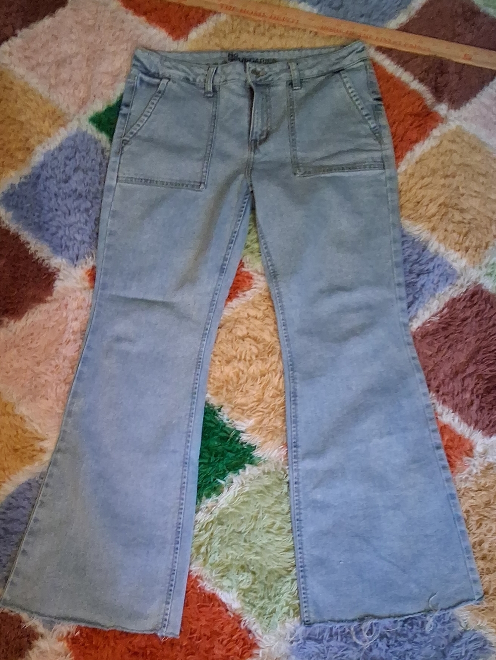 No Boundaries Light Wash Flare Jeans